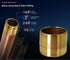 Everflow Supplies NPBR2000 Close Brass Nipple Pipe Fitting, 2" Nominal Diameter and NPT Ends