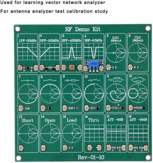 Antenna Analyzer Kit, Radio Frequency Test Board Module for Vector Network Analyzer