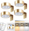 KELUOLY 4-Pack Picture Light Battery Operated Painting Lights for Wall, Magnetic LED Display