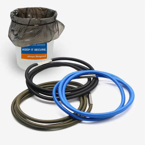 Trash Can Rubber Bands Fit 8 to 32 Gallon Cans, Hongmed Garbage