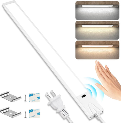 16 Inch Under Cabinet Lights with Hand Wave, Plug in LED Under
