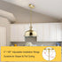 MAYOMAJO M12 Threaded Extension Poles Lighting Fixture Downrods Stems for Pendant Light, Island Lighting, Chandeliers