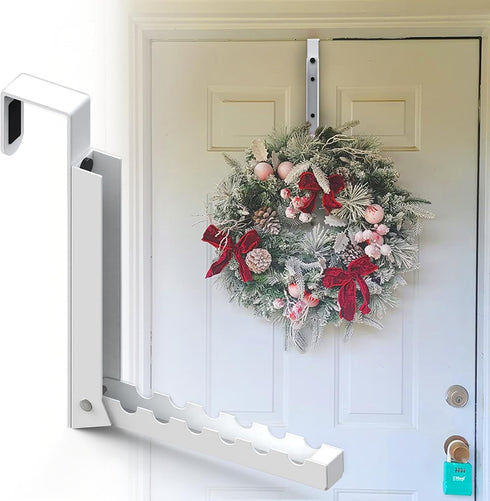 1 Pcs Over The Door Hooks Hanger, Folding Clothes Drying Rack for Hanging Clothes, Towels, Coats for Bedroom, Bathroom