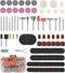 HARDELL 227pcs Rotary Tool Accessories Kit, 1/8"(3.2mm) Diameter Shanks, Universal Fitment for Cutting, Polishing,