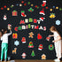TaoBary 39 Pcs Christmas Bulletin Board Decorations Set - Merry Christmas Stockings, Balls, Gift Boxes for Classroom