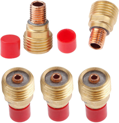 Mtsooning 5PCS 45V44 2.4mm(3/32inch) Tig Welding Gas Lens Collet Body for TIG