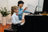 Scribbledo Dry Erase Music Staff White Boards, 9" X 12 Inch Double Sided Musical Notes Whiteboard for Kids