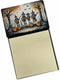 Caroline's Treasures Mariachi Skeleton Band Sticky Note Holder, Refillable Dispenser for Memo Pads