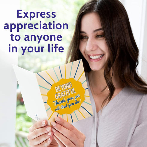 96 Set T MARIE Appreciation Cards with Envelopes - Team Gifts, Teacher Gifts Bulk, Volunteer and Employee Appreciation