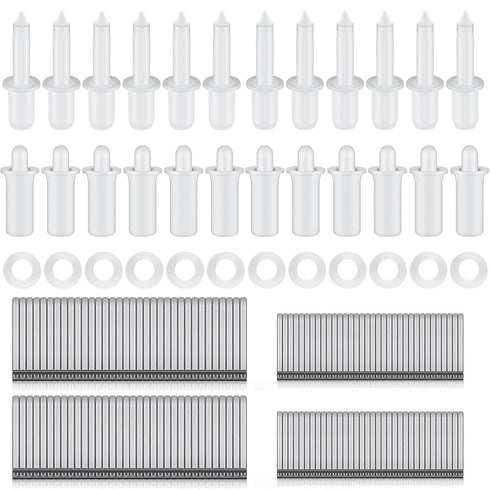 Jetec 170 Pieces Repair Plantation Shutters Tool Set Plantation Shutter Louvers Staples Replacement