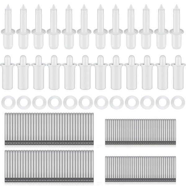 Jetec 170 Pieces Repair Plantation Shutters Tool Set Plantation Shutter Louvers Staples Replacement