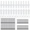 Jetec 170 Pieces Repair Plantation Shutters Tool Set Plantation Shutter Louvers Staples Replacement