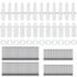 Jetec 170 Pieces Repair Plantation Shutters Tool Set Plantation Shutter Louvers Staples Replacement