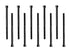 Socket Head Cap Screw, 1/4-20 x 3-1/4", Alloy Steel, Black Oxide, Hex Socket Coarse Thread, 1/4 inch Hexagonal Allen