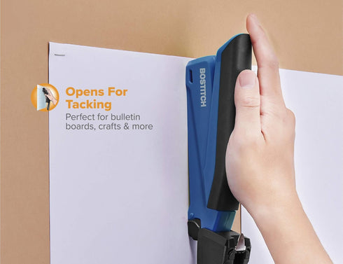 Bostitch Office Executive 3 in 1 Stapler, Navy Blue, 20 Sheet Capacity, Includes 210 Staples & Staple Remover