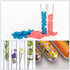 PATIKIL 8ml Plastic Test Tubes, 50Pcs 100x13mm Tubes for Scientific Experiments and Candy Bead Storage