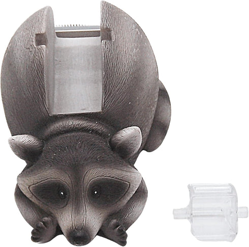 Raccoon Tape Dispenser, Unique Fun Animal Office Supplies, 5 Inches Funny Desktop Accessory Gift