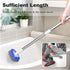 3-in-1 52-Inch Floor Scrubber and Bathtub Cleaner with Adjustable Long Handle, Shower Brush for Cleaning Bathroom Tile