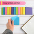 OHOME Sticky Notes - 12 Pads, 3”x3” Colorful Self-Stick Post Notes Bulk, Aesthetic Home Office Desk Essentials
