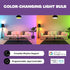 NorbSMART Smart Light Bulb LED, 1-Pack, Color Changing, 9W, A19, E26, Dimmable, Works with Alexa & Google Home