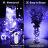Smacen 6 Pack 7 20 Black Light Fairy Lights Battery Operated UV Black String Lights Waterproof Silver Wire Ft Led