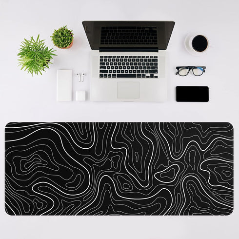 Large Mouse Pad for Gaming, 31.5 x 11.8 in with Anti-Slip Rubber Base, XL Keyboard Pad for Home and Office