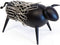 Magnetic Bull Paperclip Holder, Funny Office Desk Accessories, Secure Magnetic Paper Clip Holder