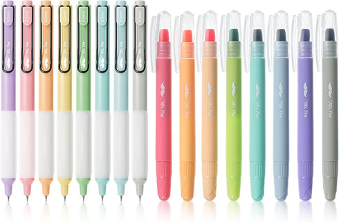 Mr. Pen Bible Highlighters and Pens, 16 Pack, Gel Highlighters, No Bleed, Retractable Gel Pens, Journaling Kit
