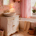 LamparaDecor Set 2,Cute Pink Rechargeable Table Lamp of Small Pink lamp for Girls Bedroom Accessories for Dorm Room