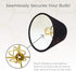 CS-1104-6BR 4 6 5.5, Royal Designs, Inc. Velvet Empire Chandelier Shade, x x Brown
