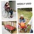 2pcs CHILDWEET Folding Grocery Cart Wheels Heavy Duty Rolling Cart Accessories for Supermarket Use Easy Installation