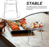 9.05X9.05X7.08 Inch Hemoton Seafood Display Rack Double Tier Stainless Steel Buffet Tower Stand for Oysters Shrimp Crab