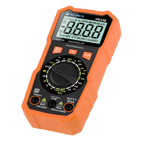 Multimeter Tester 2000 Counts Digital Multimeter with DC AC Voltmeter, Ohm Volt Amp Meter, and NCV