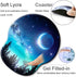 Ergonomic Mouse Pad with Wrist Support Rest, Large Gel Mousepad with Coaster for Pain Relief at Home & Office - Forest