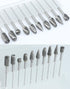 10 Pcs Carbide Burr Set 1/8" Shank Compatible with Dremel Milwaukee Bits Rotary Tools Attachment Kit for Metal, Wood,