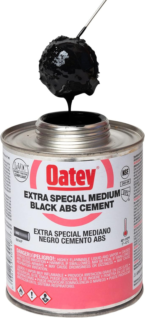 Oatey Oatey-30916, 4 oz, Black