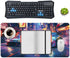 Large Gaming Mouse Pad Extended Keyboard Mat, JDM Car S13 S15 Blue Tokyo Drift Design, 30x60cm