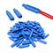 100PC Blue B Connectors, Silicone Filled Wet B Wire Gel Telephone Alarm Wire Crimp Splices