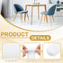 24Pcs PATIKIL Knitted Chair Leg Floor Protector, White Furniture Chair Leg Socks Small Furniture Covers for Hardwood