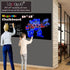 Magnetic Chalkboard Contact Paper, 50"x18" Self Adhesive Magnet Wall Board Sticker with 12 Color Liquid Chalk
