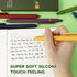 UIXJODO Gel Pens, 6 Pcs Black Ink - 0.5mm Fine Point Smooth Writing Pens, High-End Series Retractable Pens for