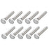 Hex Bolts 50Pcs (1/4-20x1-1/4"), 316 Stainless Steel Fully Threaded Hex Head Screws for Furniture Repair