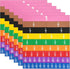 Plastic Rainbow Fraction Tiles, Rainbow Montessori Math Materials, Fraction Set for Math