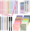 Nicpro 62 PCS Book Annotation Kit with Case, Aesthetic Highlighters, Quick Dry Markers, 1200PCS Sticky Notes