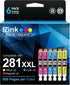 E-Z Ink Compatible Ink Cartridge Replacement for Canon CLI-281XXL 281 XXL for PIXMA Printers (Cyan, Magenta, Yellow) 6