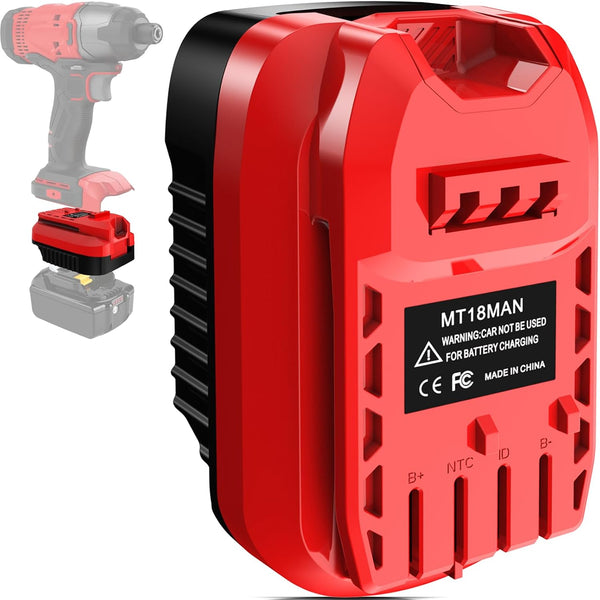Adapter for Craftsman V20 Cordless Tools, Converts Makita 18V Li-ion Battery to Craftsman 20V Power Tool
