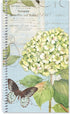 Hydrangea Internet Password and PIN Keeper - 94 Pages, Softcover Spiral-Bound Website Login Organizer