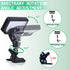 3 Settings, IP65 1 Pack Clip On Solar Light Outdoor, Motion Sensor Security Light, USB Charging and Solar Powered Fence