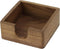 Buqoo North American Black Walnut Wood Sticky Note Pad Holder for Desk,