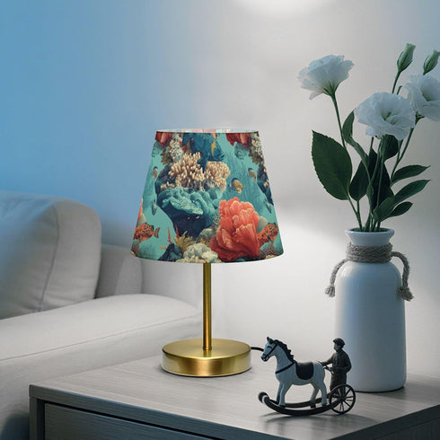 Yasala Ocean Table Lamp Coral Gorgeous Sealife LED Night Light Minimalist Bedroom Reading Dorm Nightstand Desk Lamp